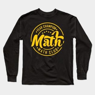 Math club Long Sleeve T-Shirt